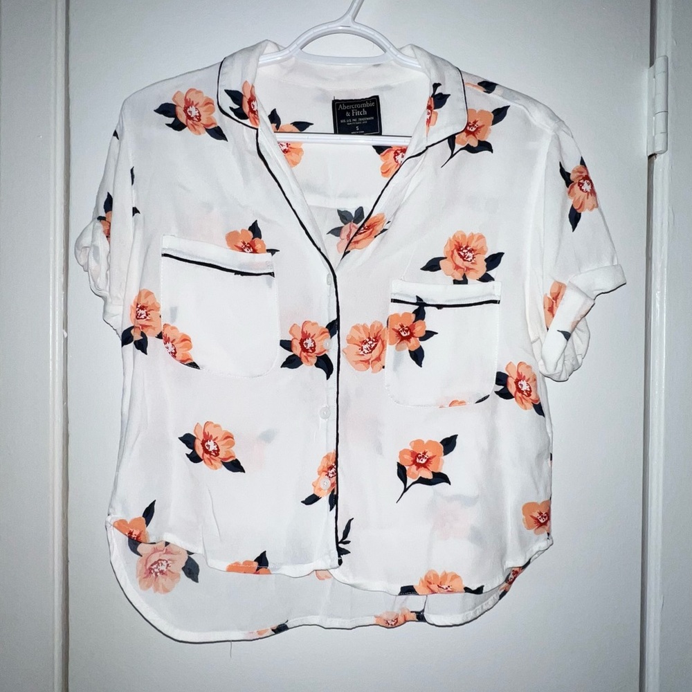 Abercrombie & Fitch Floral Hawaiian Shirt